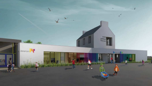 Ecole communale de Pencran - perspective